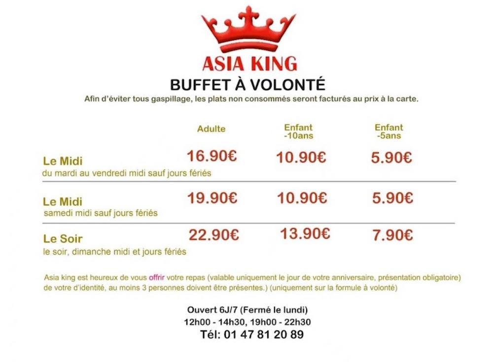 Asia King - Menu Image 2